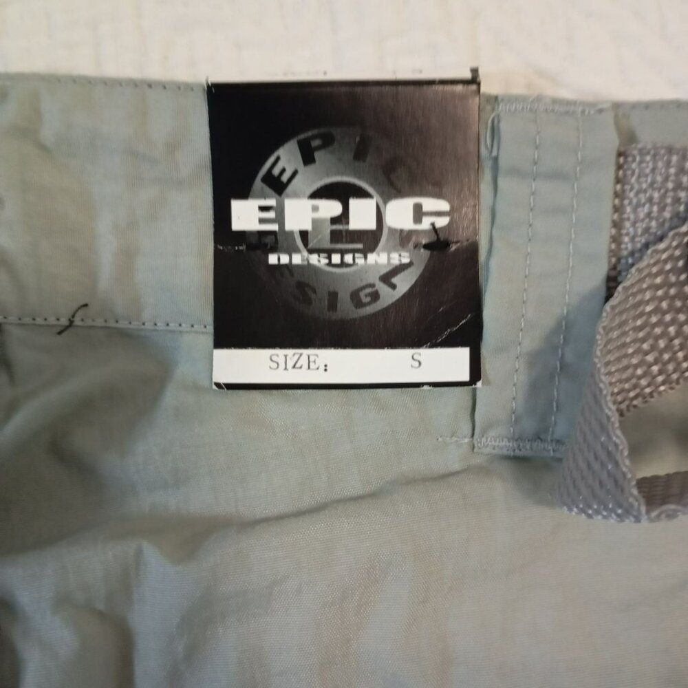 NWT Epic Designs Hiking Pants Cargo Convertible Mens Size S - Picture 9 of 16